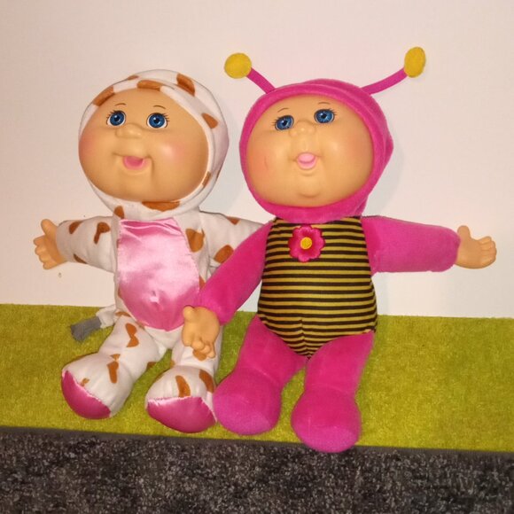 VINTAGE LOT OF 2 ADDORABLE CABBAGE PATCH KIDS CUTIES BARNYARD FRIENDS - Picture 4 of 14